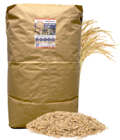 Rice Husks 50L - silica (silicon) for healthy plants, mulch as sun protection for raised beds, vegetable & houseplants, bedding additive for happy chickens, quails, terrariums.